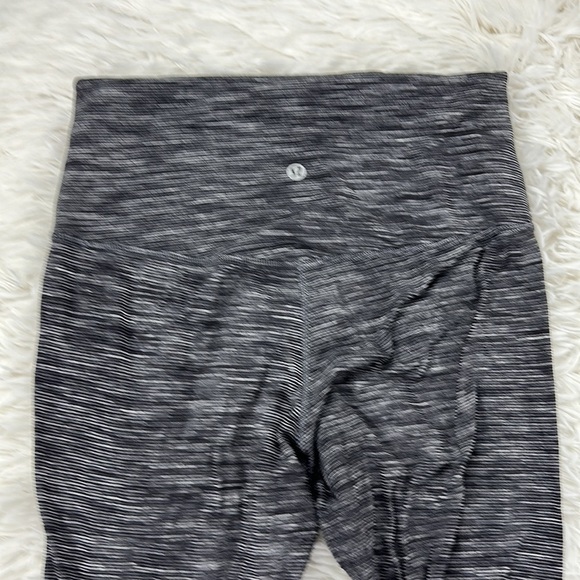 Lululemon Align Crop *21" Wee Are From Space Dark Carbon Ice Grey - Picture 5 of 6